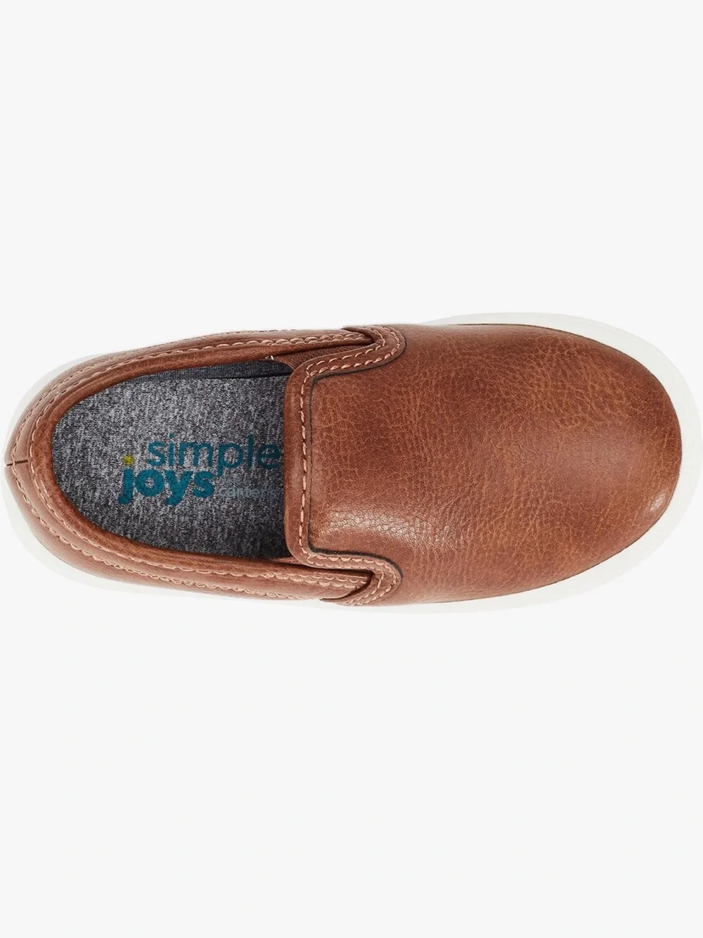 Simple Joys by Carter Kids Slip-On Casual Shoe in Brown